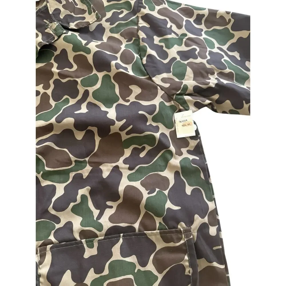 NWT Vintage Saf-T-Bak Duck Camo Hunting Jacket Made in USA XL 46-48